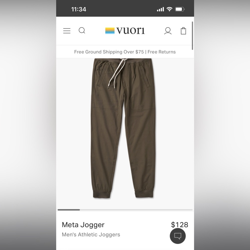 Vuori meta joggers